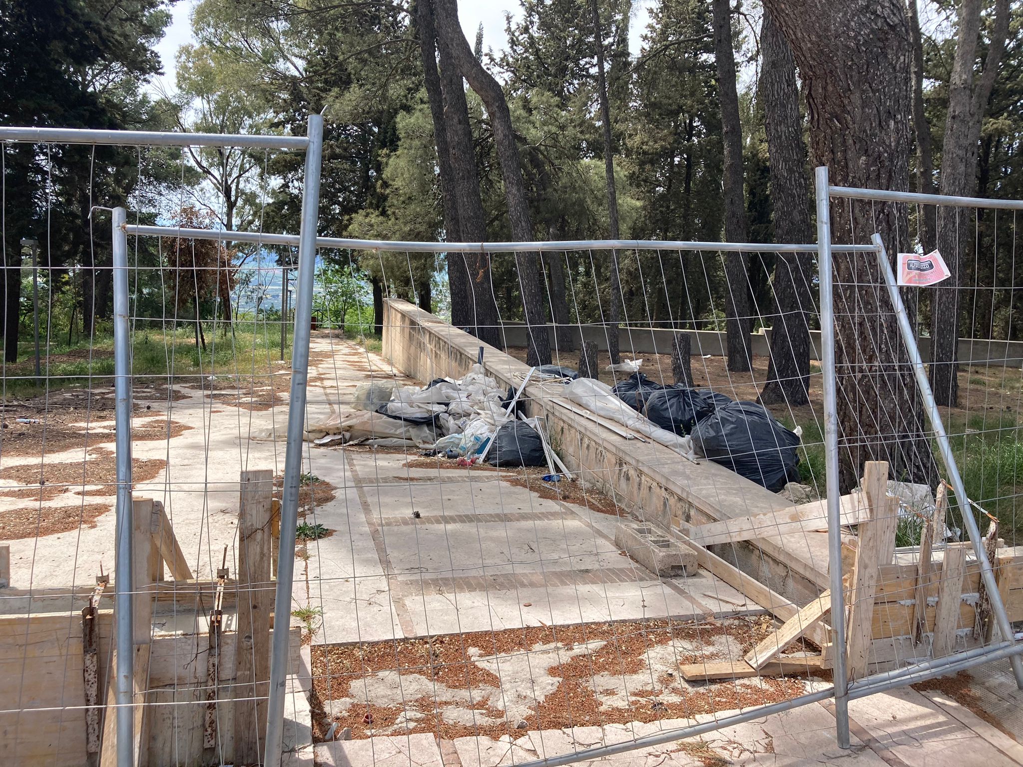 Cantiere del Parco di Serra Venerdì