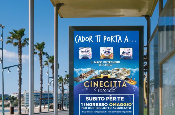 partnership fra hp high paper e cinecittà world